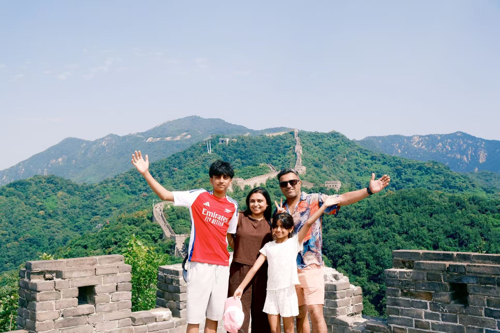 Happy travellers